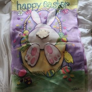 🥚 🐣 3 Set Happy Easter & Kitty Flags